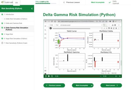 Risk Sensitivity Python - online course
